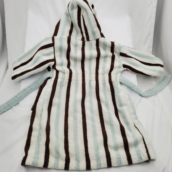 🛁 Restoration Hardware Baby & Child Hooded Terry Cloth Robe | 2-3T - Picture 3 of 8